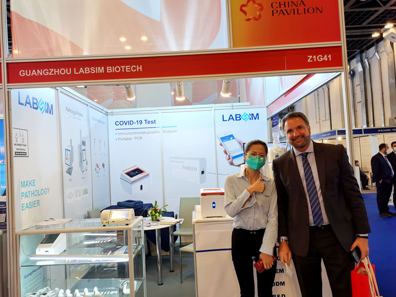 【展會(hui)迴顧】藍勃生(sheng)物精綵亮相2022 MEDLAB Middle East